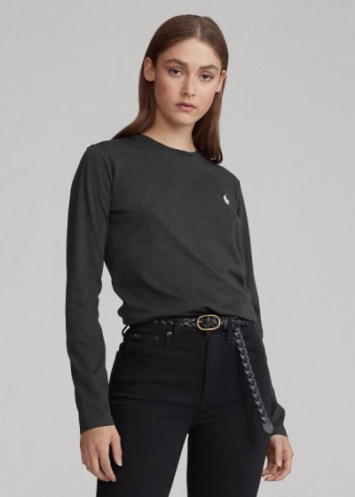 Women's Polo Ralph Lauren Jersey Long Sleeve Shirts | 457603LYX